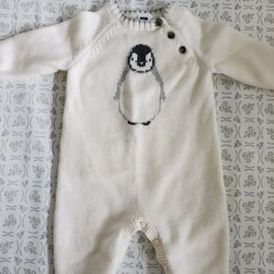 Penguin Sweater Romper